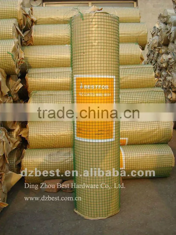 1/2 inch PVC coated welded wire mesh