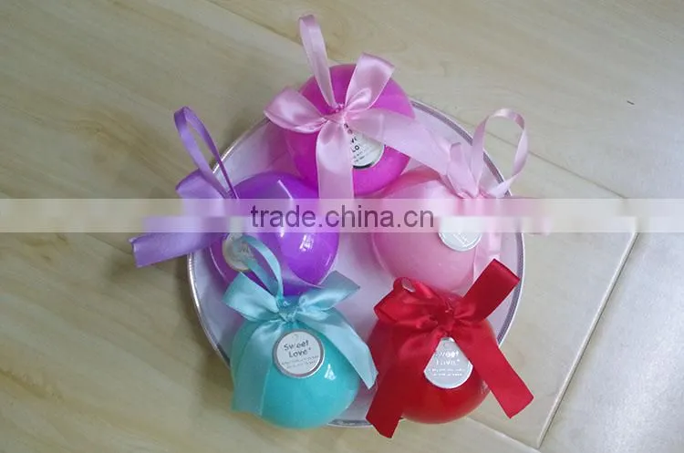 plastic round ball wedding favors candy box christmas gift box