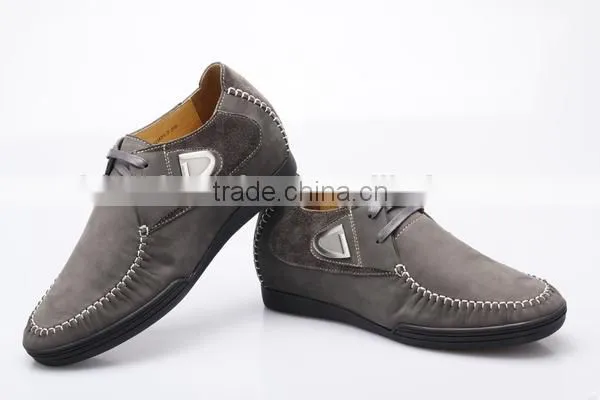 latest 2016 100% men suede leather shoes