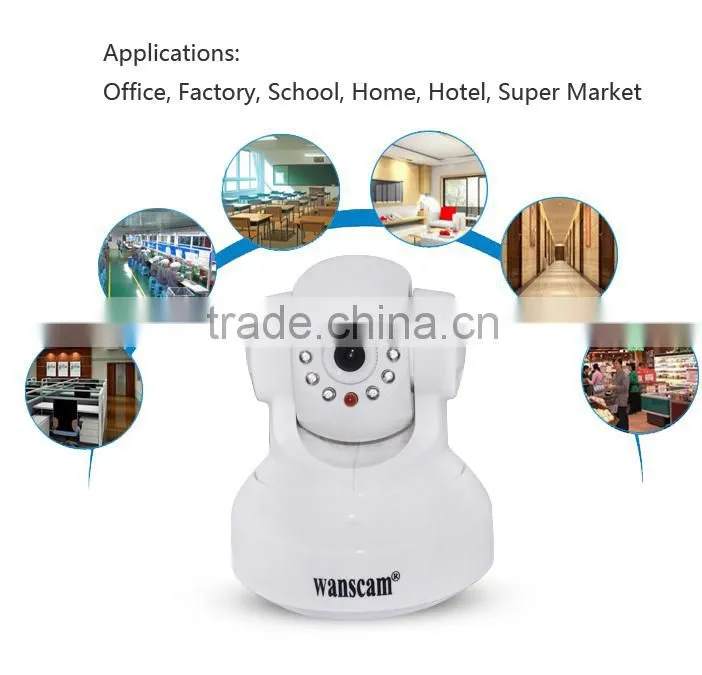 HD motion detect alarm wireless ip camera security system HW0024-G