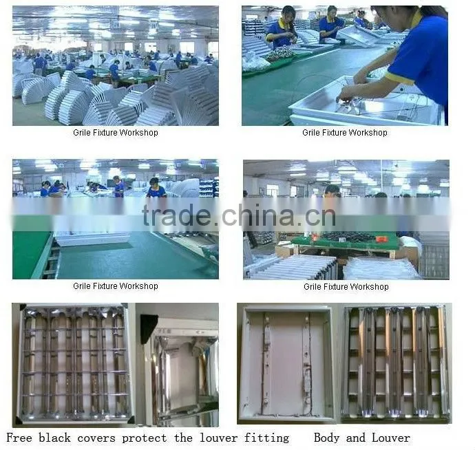 IP65 Waterproof Fluorescent Lighting Fixture 2x58W.