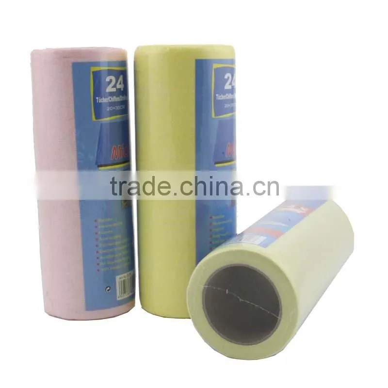 China manufcturer OEM hot sale microfiber full color roll pet nonwoven fabric