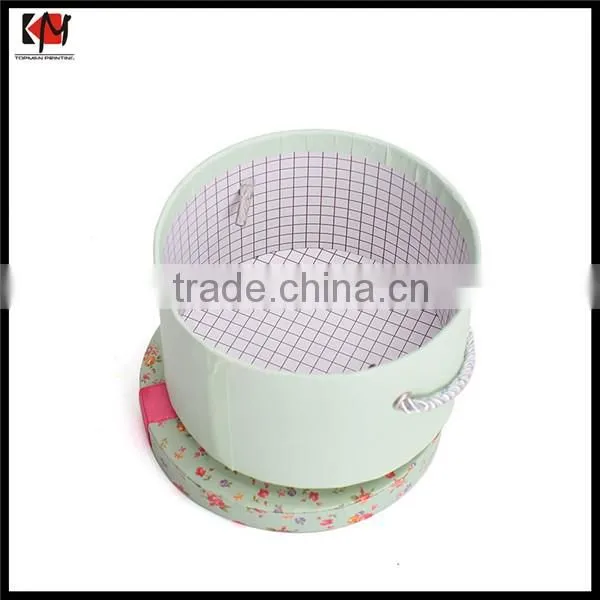 Custom Wholesale Luxury Flower Box Gift Box Packaging Round Flower Box