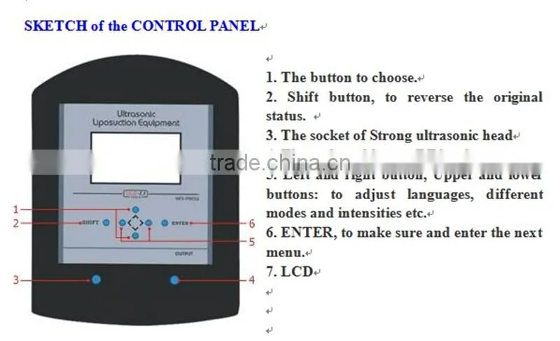 Home use ultrasonic slimming Cavitation Machine