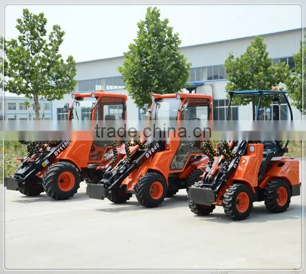 Wheel loader small DY840 mini loader 4x4 for sale