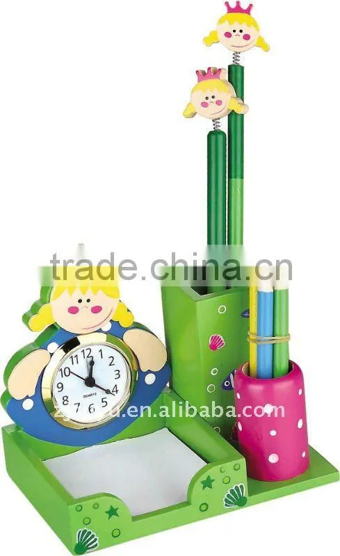 wooden stationery set