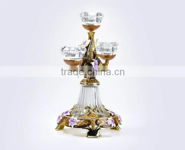 RORO Conjugal Felicity lily pewter craft gift candle stand
