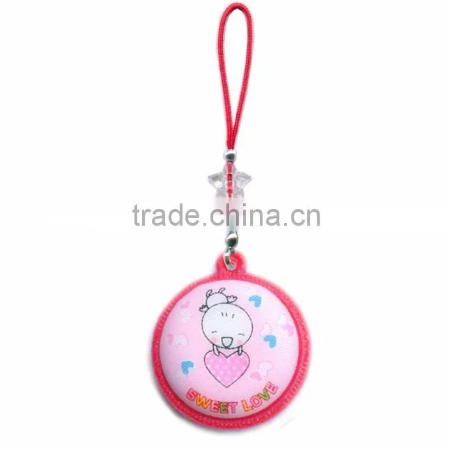 Promotional Gift Carton Customized shaped Round PVC Mobile phone rub
