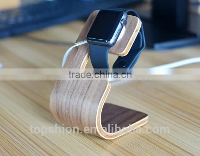 Wholesale for ipad iphone 6 wood stand charging stand holder multi-function, for apple watch wooden stand