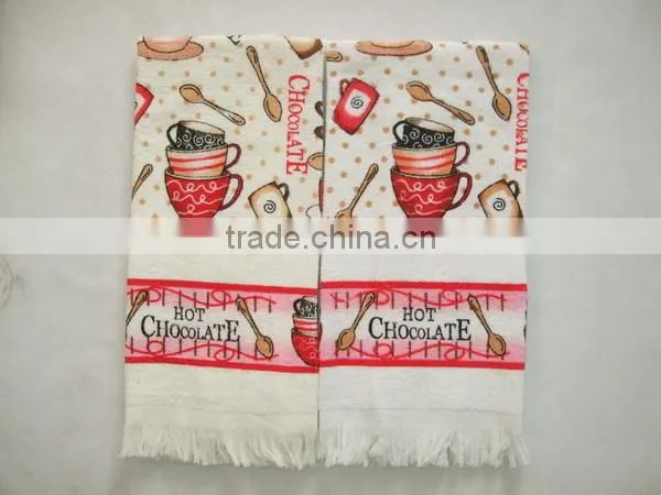 pigment printing cotton tea towel home textile cooling towel wholesale alibaba china supplier