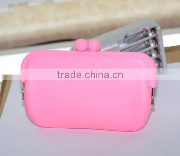Promotion Gift Custom Logo Colorful Silicone Coin Purse Silicone Rubber Change Purse
