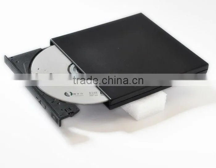 wholesale new 9.5mm USB 2.0 Slim External Case Enclosure for SATA CD DVD RW Burner Drive