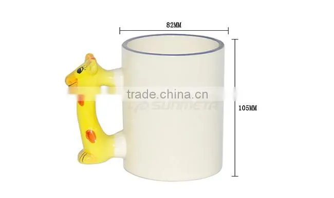 Sunmeta cheap ceramic sublimation cute animal print mug(MKB10-30)