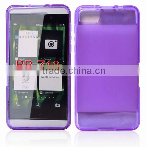 clear tpu jelly case for blackberry z 10