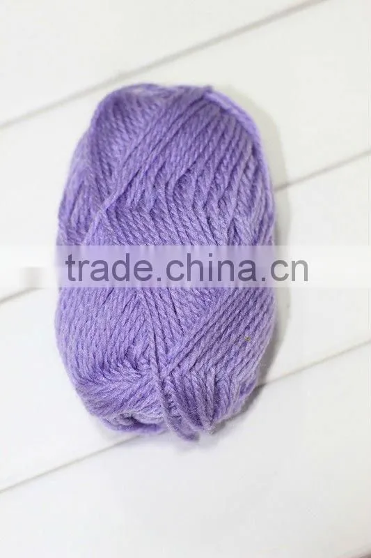 Hand knitting acrylic yarn