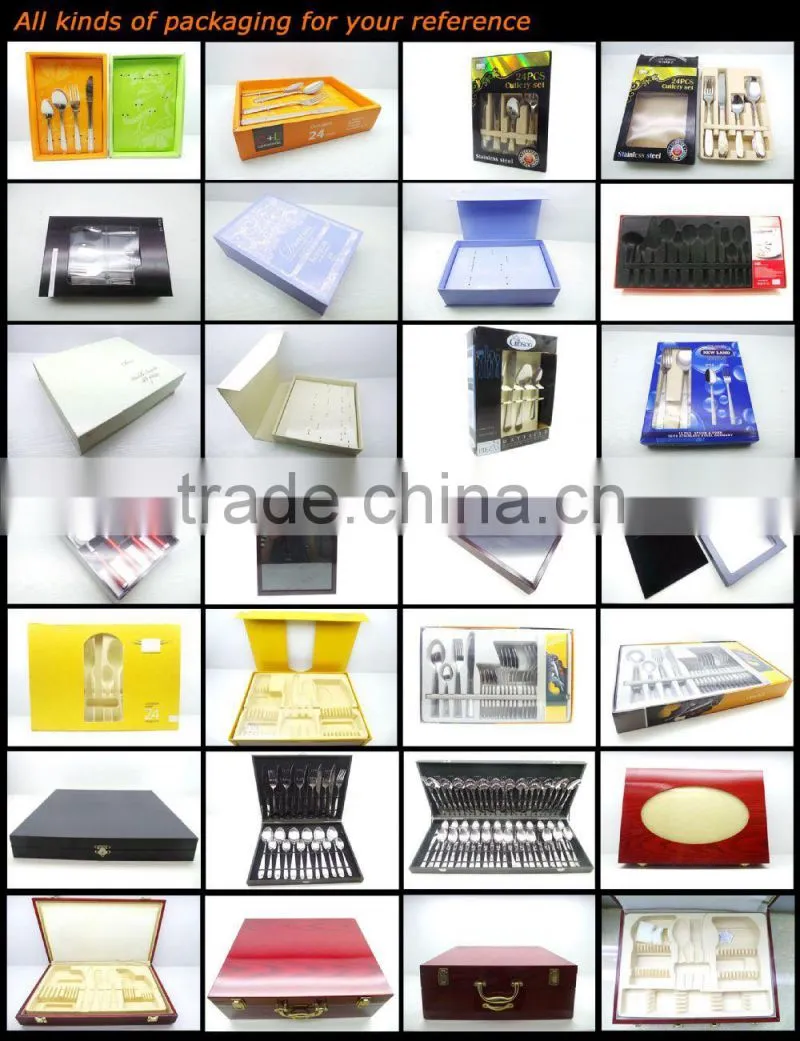 Factory Direct Mirror Polish Stainless Steel 72PCS Cutlery Set