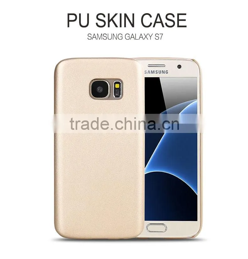 LZB Hot Selling PU SKin Cover for Samsung Galaxy S7,For Samsung Galaxy S7 Back Cover