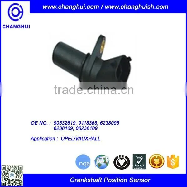 High Quality Auto Crankshaft position sensor 90532619 9118368 6238095 06238109 090532619 09118368 504096645 5010412449 OPEL