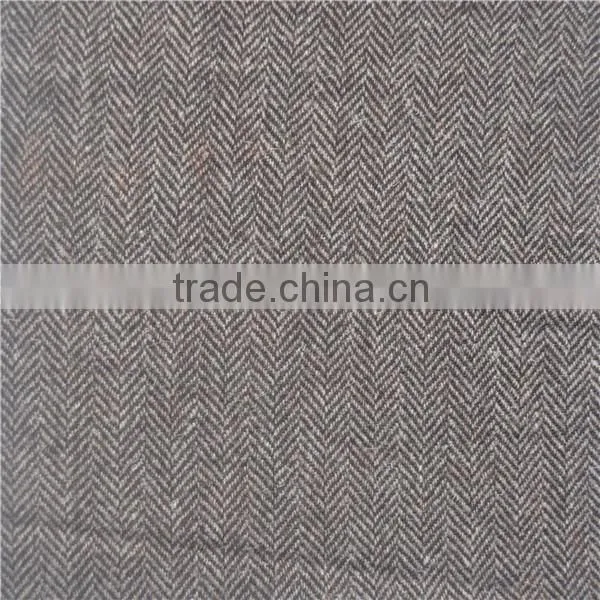 woolen fabric with herringbone