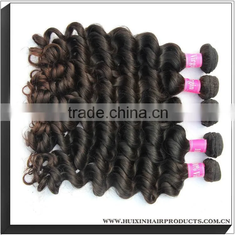 Grade 6a unprocessed virgin indian hair extension natural wave, natural color raw indian human hair