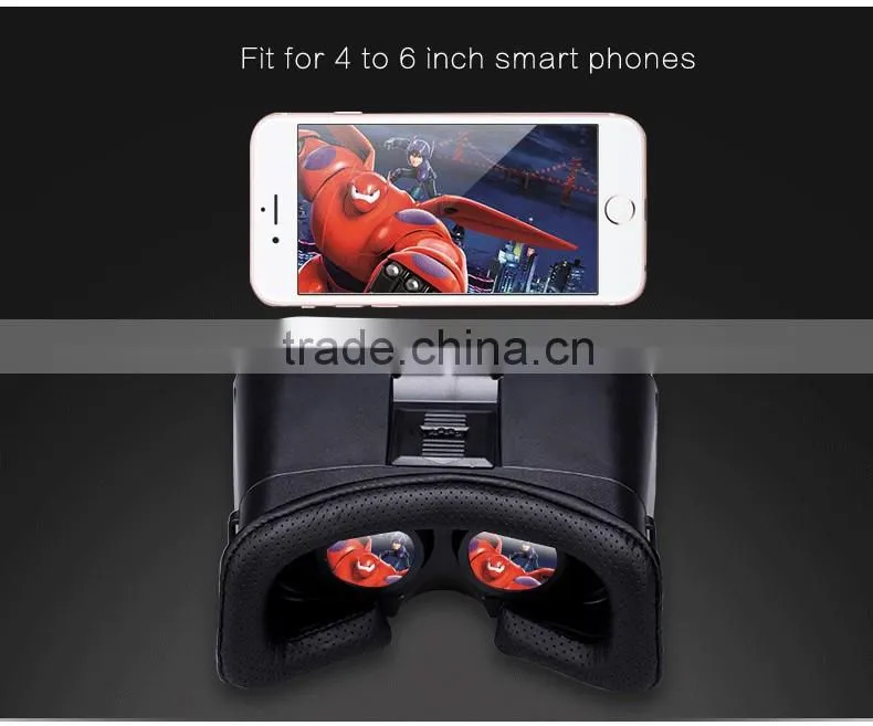 VR 3D Headset Google VR Box Mobile VR Headset for 3D Movie & Game Watching/Playing