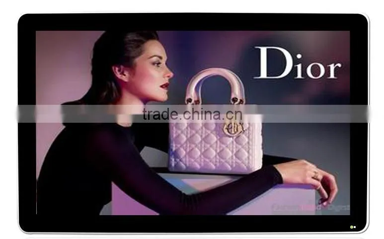 Wall mounts 32" Floor Standing touch Screen display/ indoor lcd advertising player/usb digital advertising kiosk 32"