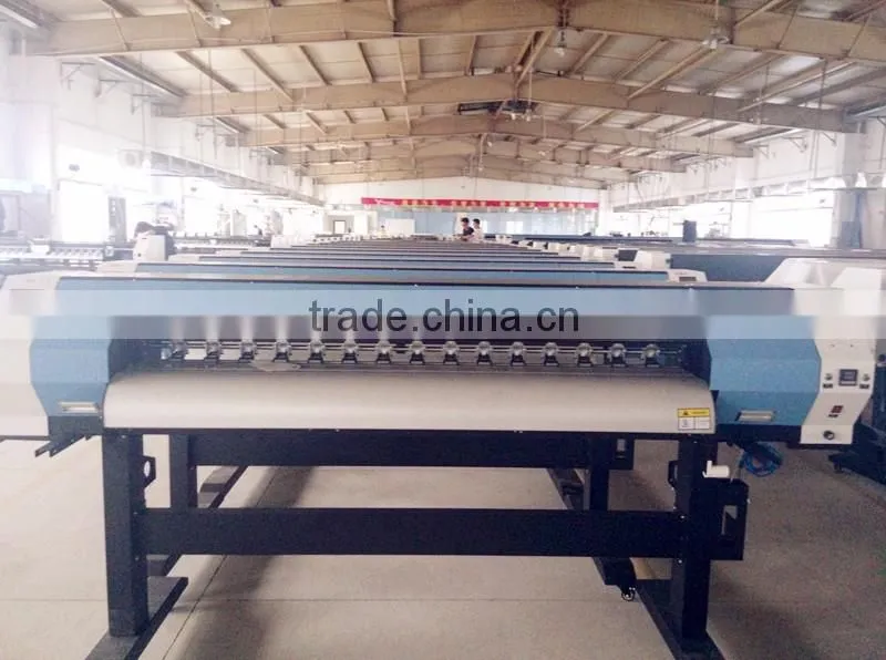 126inch easy operating wide format sticker/poster/banner printer machine with dx5 dx7 printhead