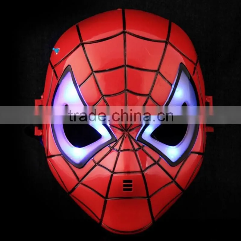 2016 LED Masks Light Spider Man Mask For Kids Adults Party
