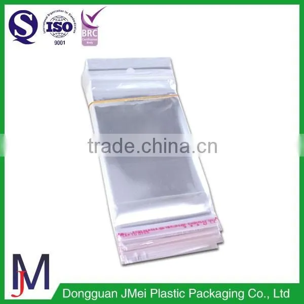 OPP self sealing bag for christmas greeting card