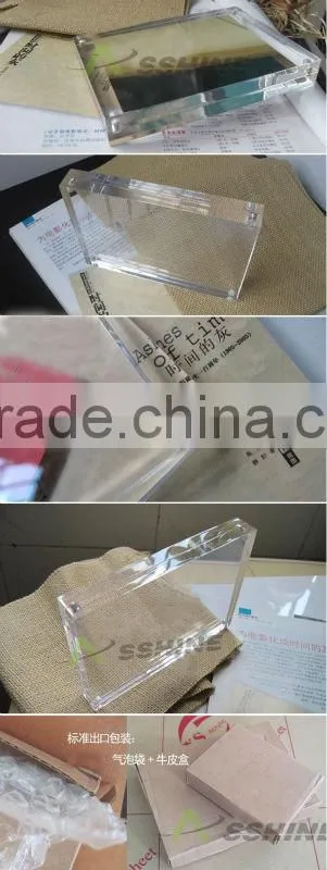 2012 christmas gift acrylic photo frame with magnets