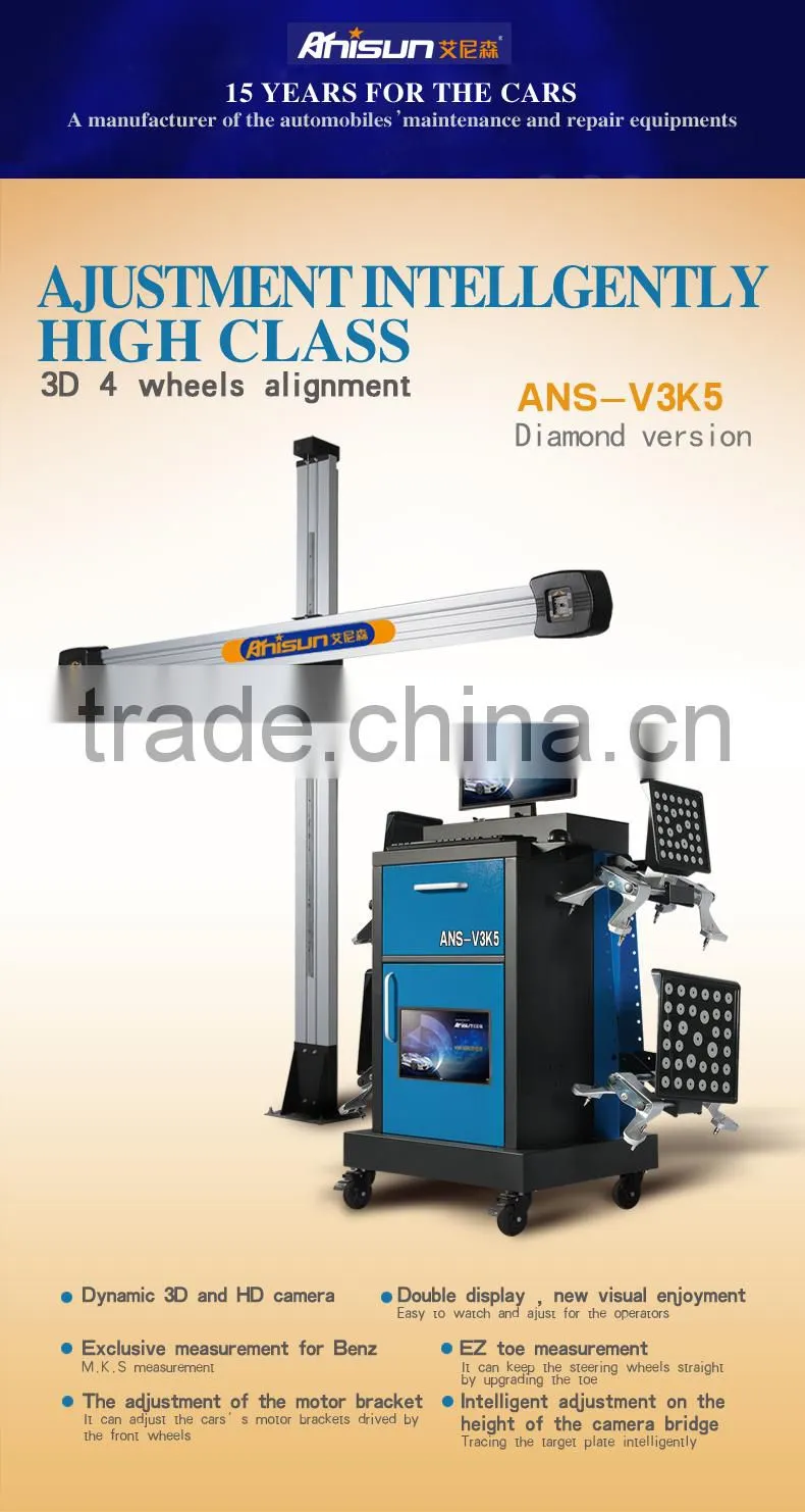 Full automatic 3d wheel alignment