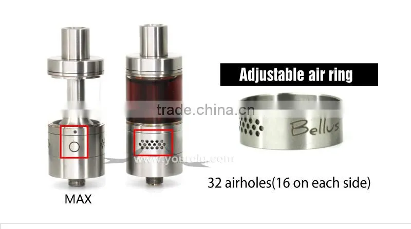 Vape atomizer 5ml capacity Bellus RDTA tank sigaretta elettronica