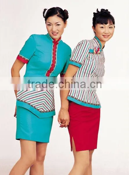 Wholesale good quality new design restaurant waiter uniform