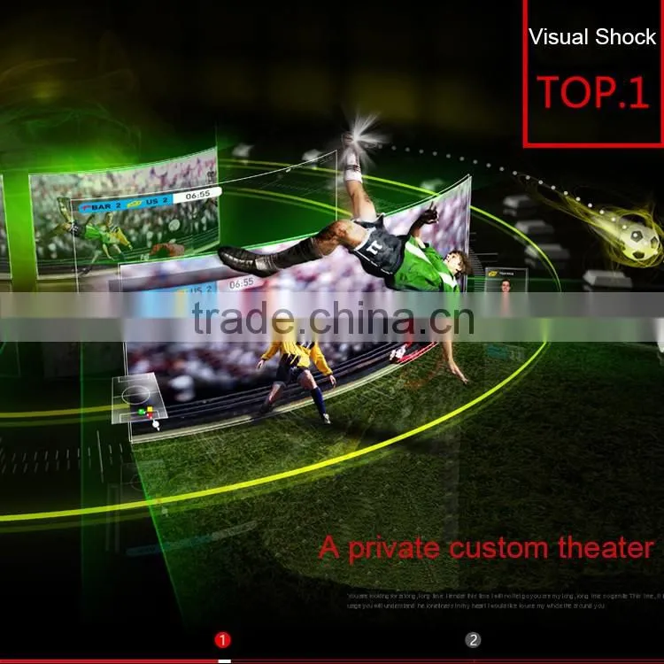 newest clip on active 3d smart glasses for xiaomi mi4i