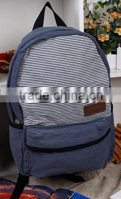 Most Popular low Price cotton canvas backpack for teens