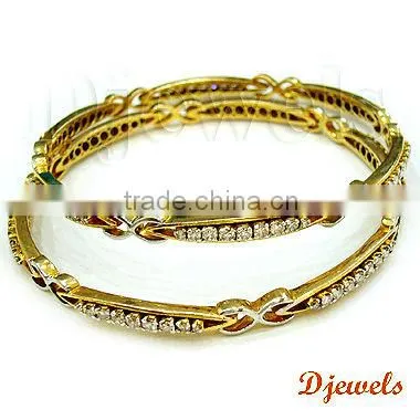 Diamond Ladies Bangles, Ladies Jewelry, Diamond Bangles