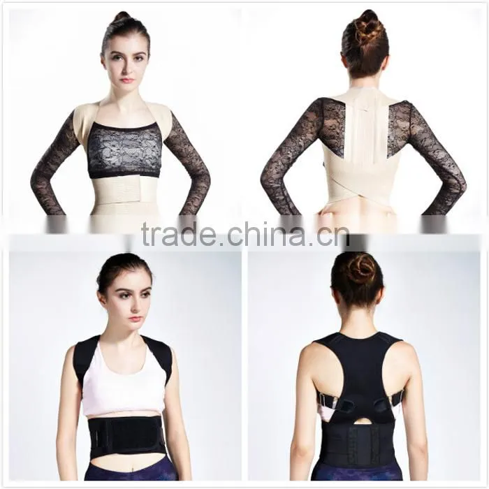 best selling new products Double Pull Neoprene Adjustable Lumbar Back Brace Support with steel