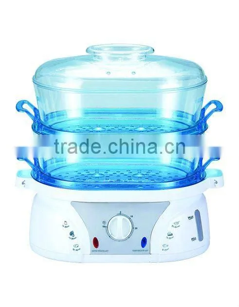 2 tier plastic food steamer