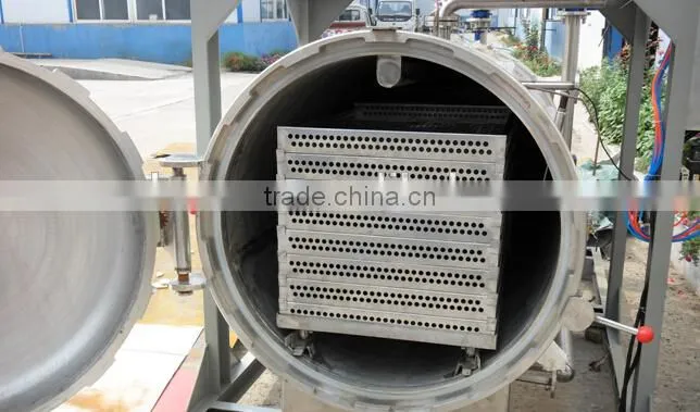 hot sell low price high quality hot water spray Sterilization pot/retort machine for food/retort pouch filling machine