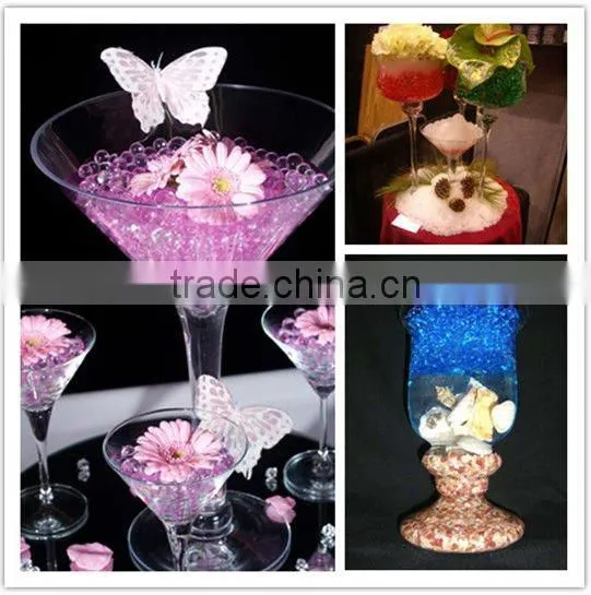 Purple floral gel beads water crystals