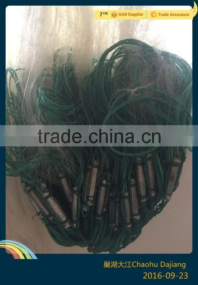Zambia New Type Three Layer Gill Net with Float and Sinker