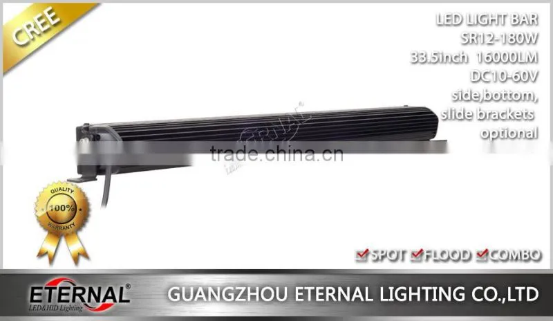 33.5in 180W light bar car SUV offroad F150 F250 bumper light bar 4x4 Wrangler racing crawler roof rack light bar