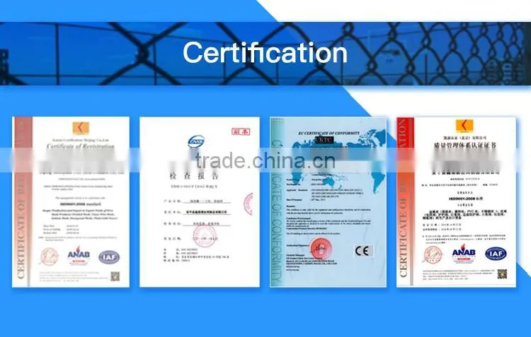 Wholesale Factory Price Metal Stadium or Farm Fencing PVC Coated 9 gauge 7 foot Temporary Barrier Chain Link Fence