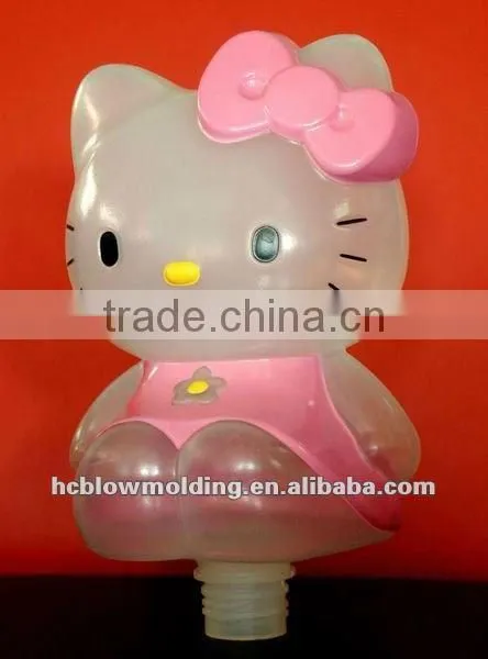 OEM Blow Molding Plastic 3D Cartoon bottle 3D Cartoon figure toy for sale