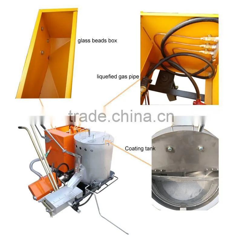 GD1200 CE OEM Hydraulic paint melting machinery and road line marking machine