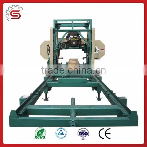 Easy operation band saw machine MJ800 Portable Horizontal Band Saw Machine with Diesel Engine