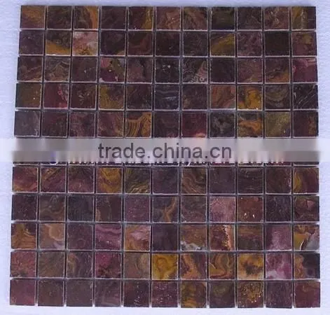 2017 new arrival MULTI RED ONYX MOSAIC TILES COLLECTIONS