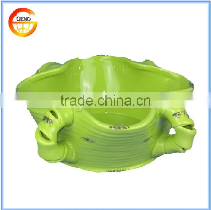 High quality ceramic shiny fruit bowl