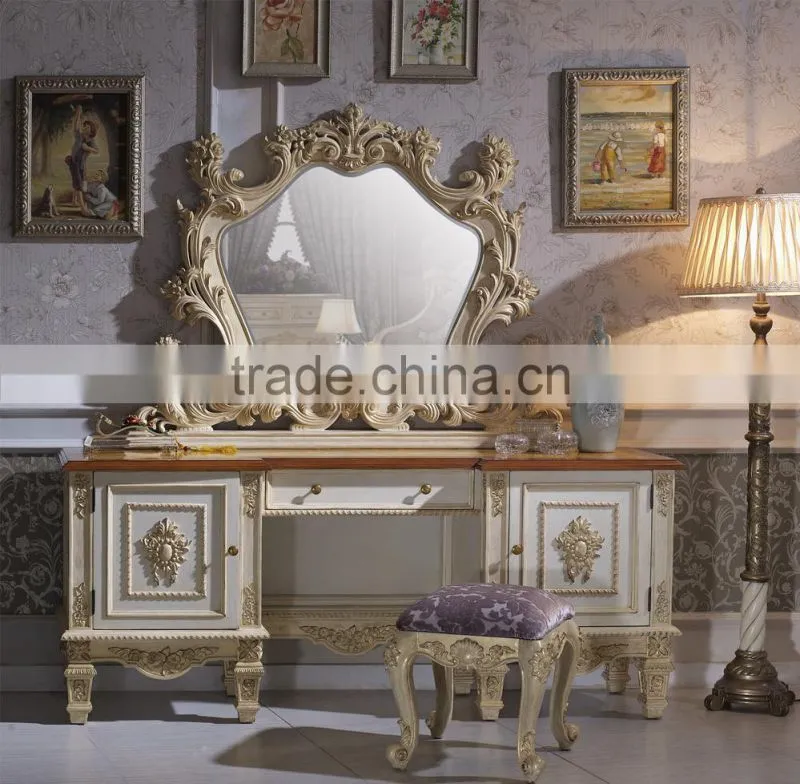 Luxury Solid Wood Red Leather Sofa, Royal Living Room Leather Sofa