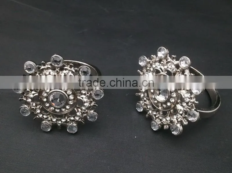 snowflake napkin rings ,xmas napkin rings